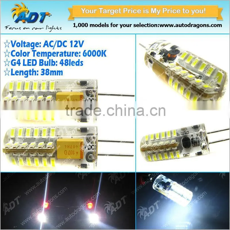 G4 LED Bulb 5W 48 x 3014SMD Led Car Motorhome Caravan Boat