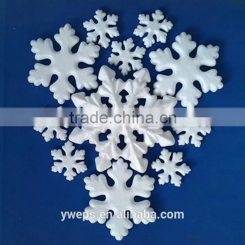 YIWU All size polystyrene snowflake for christmas ornament