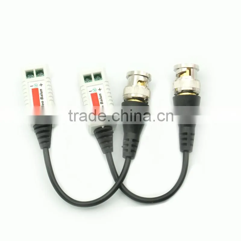 BNC Connector Video Balun support Anti-jamming 300-450m YJS-202K