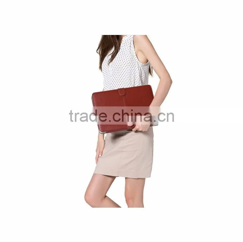 PU Leather Full Body holder Case for MacBook Pro Retina , For MacBook Pro Retina flip Leather case
