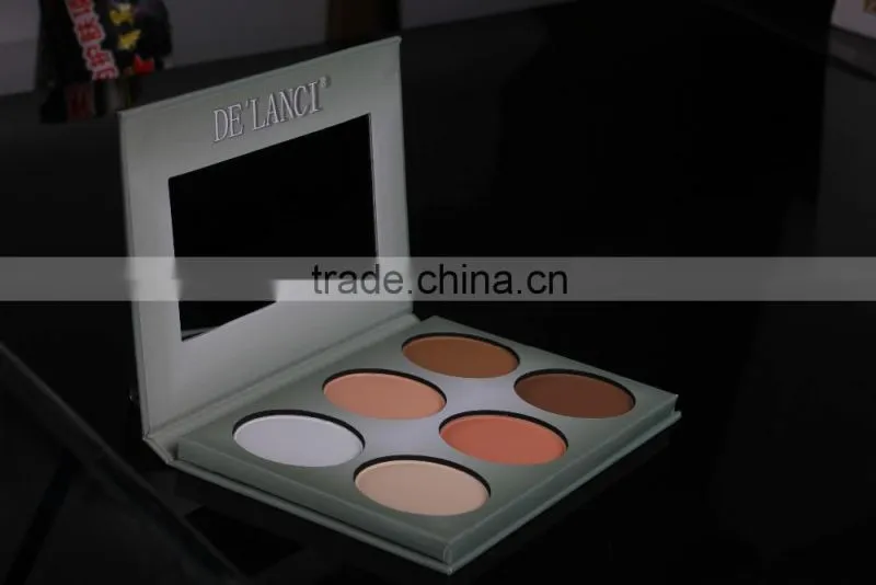 6-color and multicolor Pressed Powder and concealer powder