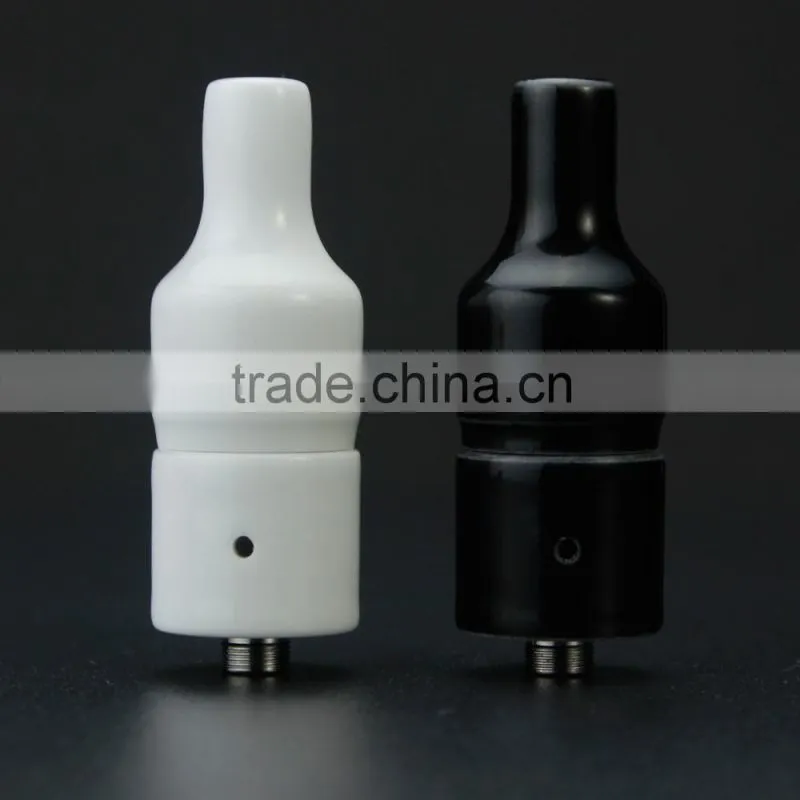 wickless coil ceramic donut atomizer black white sub ohm wax vaporizer