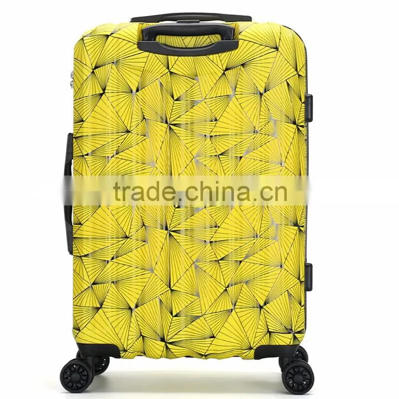 Good Quality Flower Print ABS PC Luggage Eminent Hard Luggage