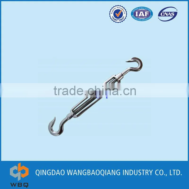 Metal cable commercial type hook and hook turnbuckle