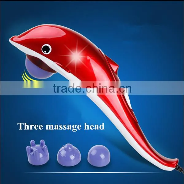 Pain relieve electric handheld dolphins massager