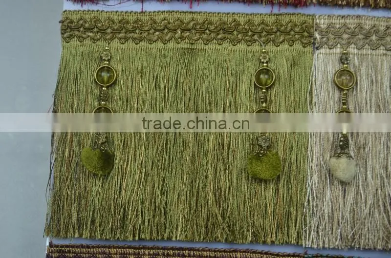 newest tassel fringe for curtain cushion trimmings,decorative tassels for curtains