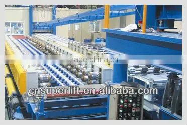 Discontinious 50mm PU sandwich roof panel line used in prefab houses