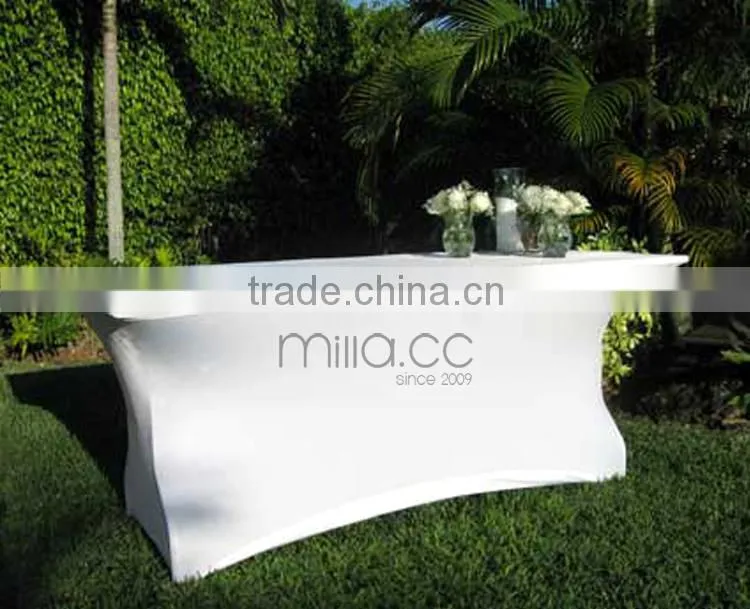 Wholesale China factory white spandex buffet table cover