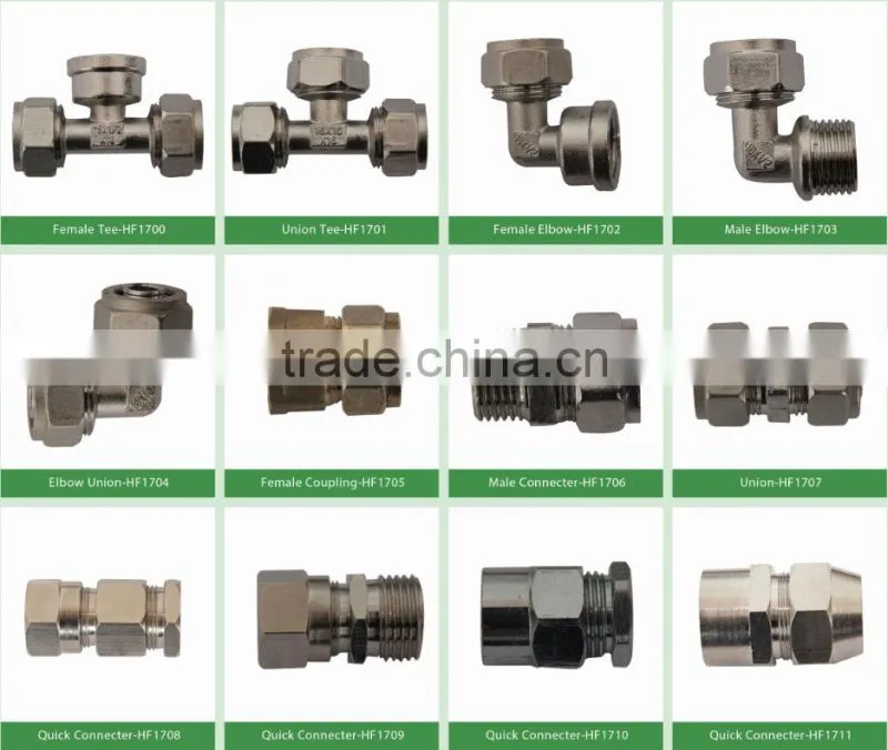 HF China manufactuer male brass nitto quick coupler