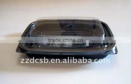 PET clear plastic frozen food tray