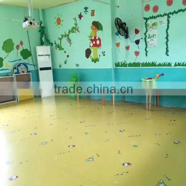 Plastic Type and UV coating Surface Treatment PVC Sponge Flooring