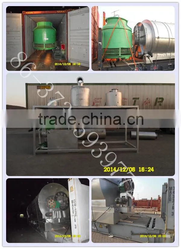 waste tyre /plastic Pyrolysis Plant and Environmental friendly