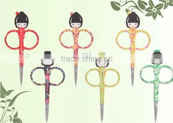 MNJ-004 Stainless steel girl shape beauty girl scissor
