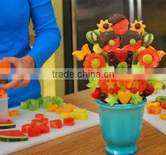 Hot selling Fruits Slicers Vegetables Tools Carve Patterns/ Fruit Salad Decoration/fruit vegetable mold tool
