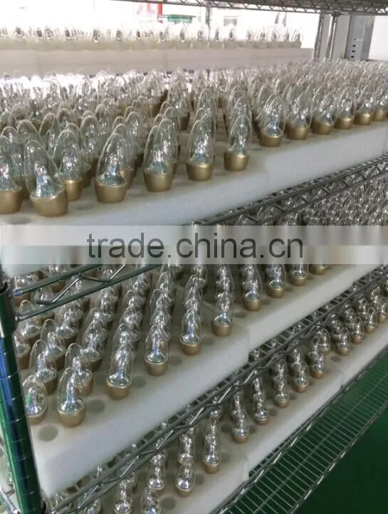 TIWIN 4W LED candle 2700K flameless white body with CE,RoHS&TUV certification