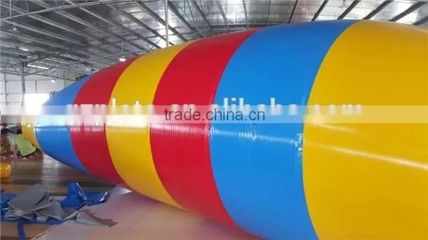 Inflatable human catapult / water jumping blob inflatable manufacturer