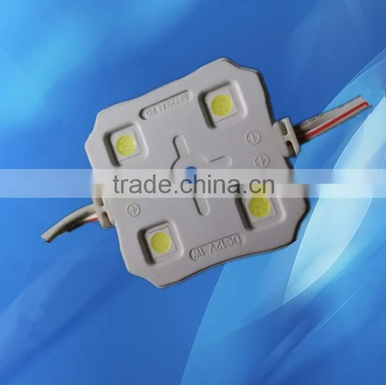 DC 12V 1W SMD 5050 injection led module 80lm 4 chips led module