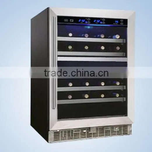 51 bottle built-in glass door freezer
