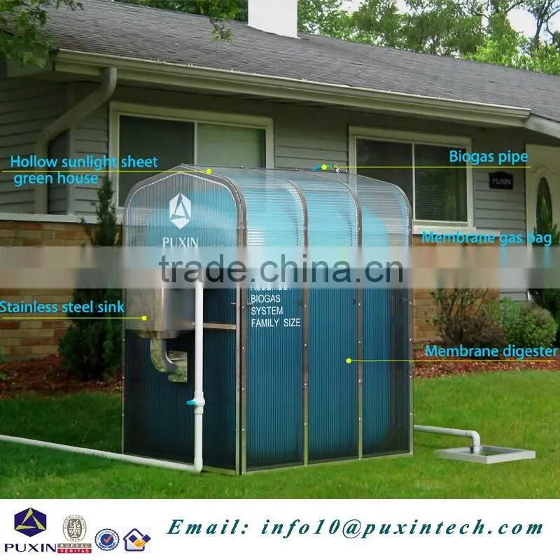Household Instant Biogas Water Heater 7L