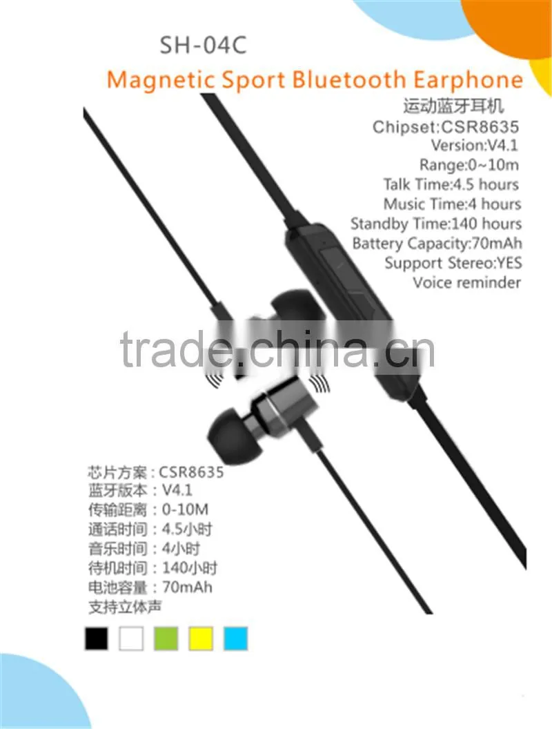 Stereo Sport headset mutimedia in-ear earphone, manufacturer price