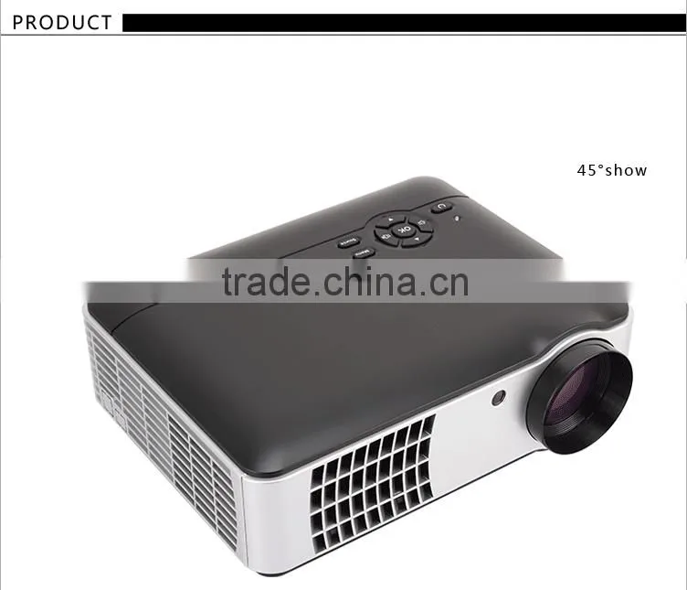 200' large screen full HD Android 360 degree flip 2800lume high lumen LED projector Home Business Education Use RD806A projector