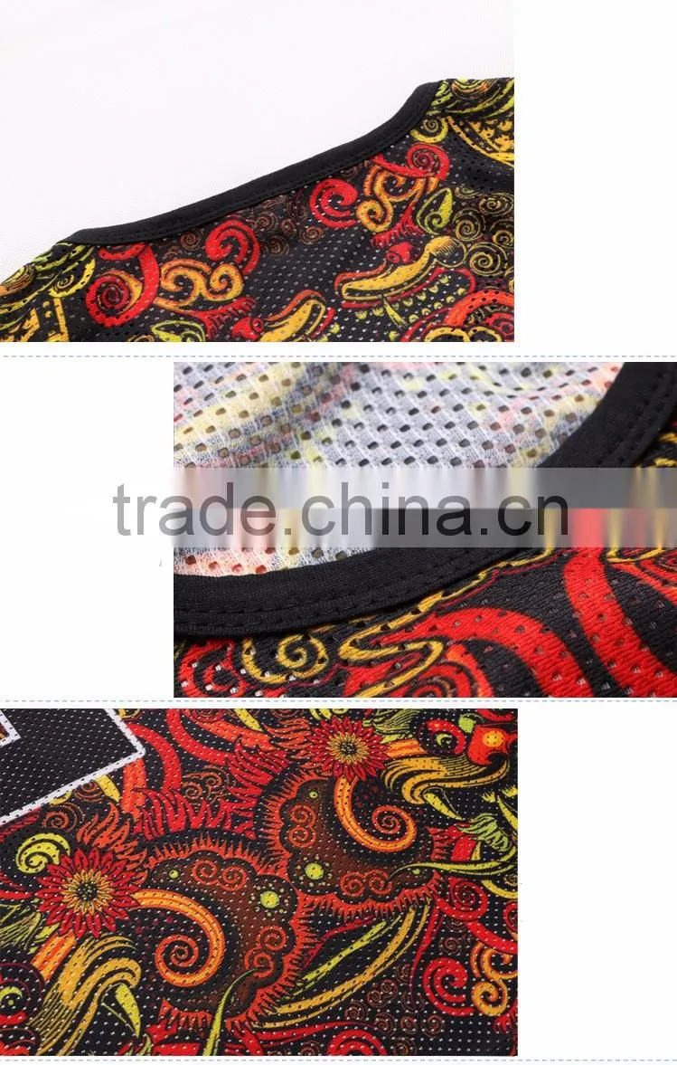 Yingzhong garment factory 2016 Summer Workout Sleeveless Vest Running Shirts Stringer basketball 23nmb print Tank Tops