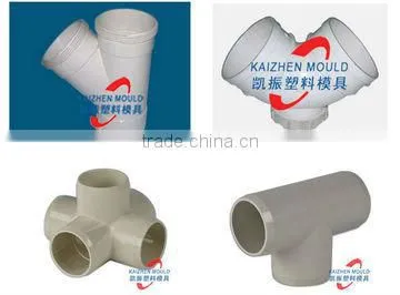 PVC/PPR/PE/PP plastic pipe fitting injection mould
