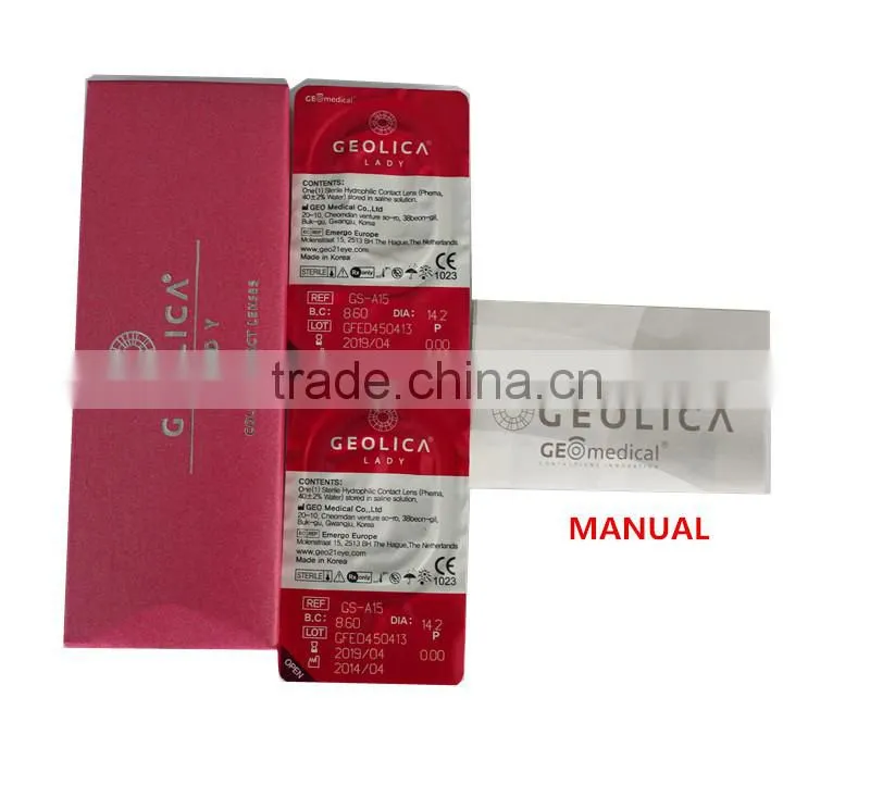 GEOLICA LADY color contact Korean lenses