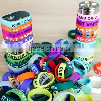 High Quality mod vape ring wholesale ecig accessories OEM Available rubber silicone vape band