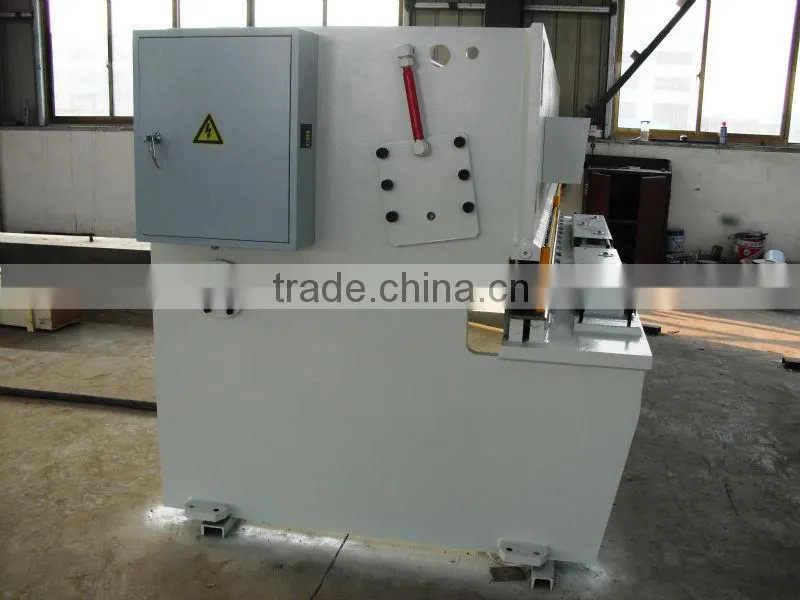 aluminum sheet hydraulic plate cutting machine E21 with shearing machine blade