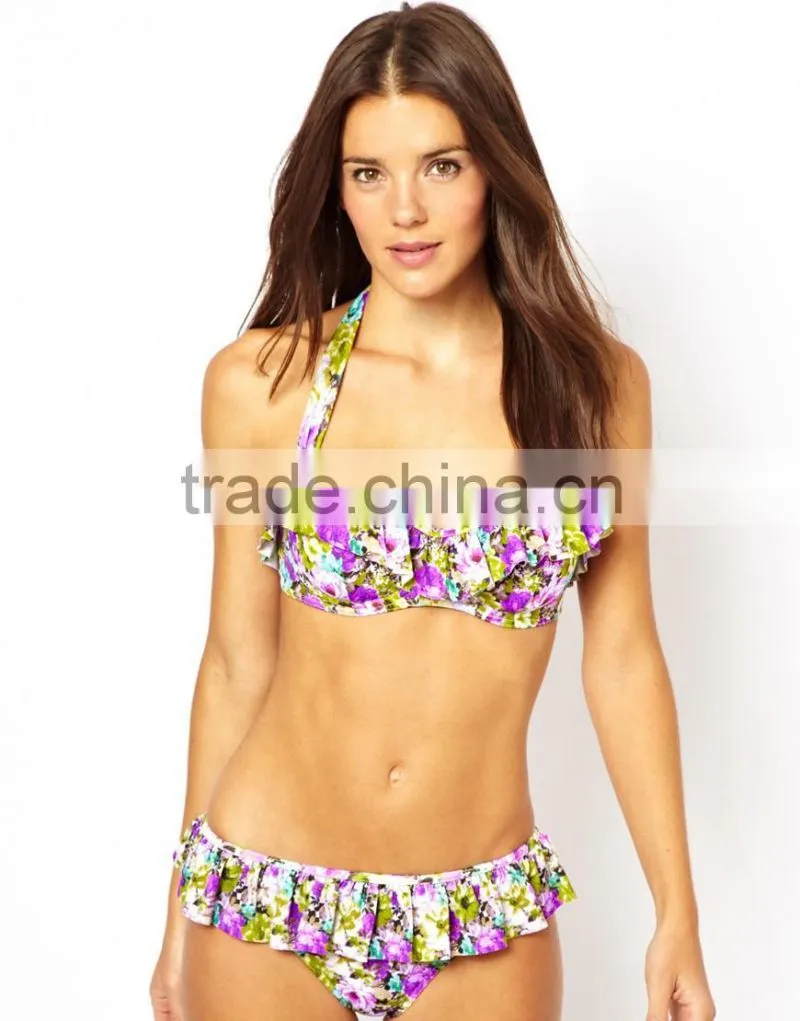 Domi Floral Ruffle Sexy Bikini,super Micro Sexi Hot Bikini Girl Photo Models,chinese  Sexy Nude Girl Photos - GoldSupplier