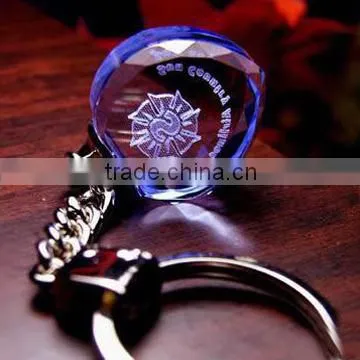 Customized Heart Shape Crystal KeyChain for Promotion Gift CKM015
