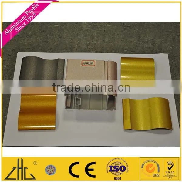 Wow!!! Aluminum frame for wardrobe / color anodized electrophoresis aluminium extrusion plant / all types of aluminium extrusion