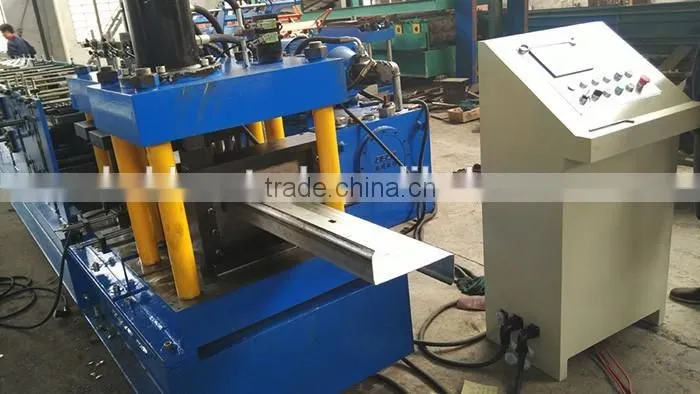 Auto Changeable Multi Dimension U C Z Purlin Roll Forming Machine , Light Guage Steel Frame Rollformer Price