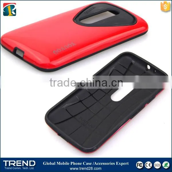 love heart design youyou pc+tpu case for moto G3