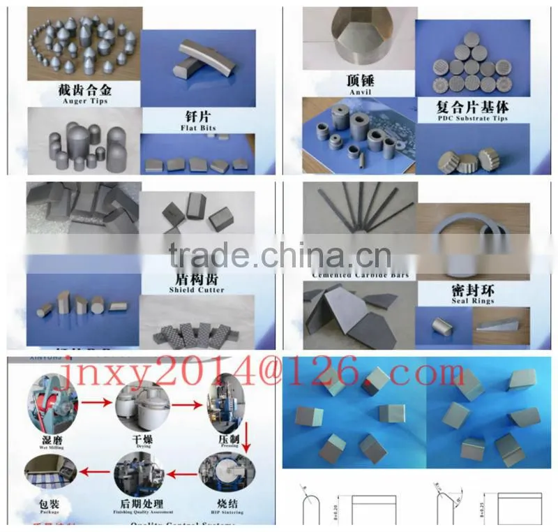 Tungsten carbide insert carbide cutting bit
