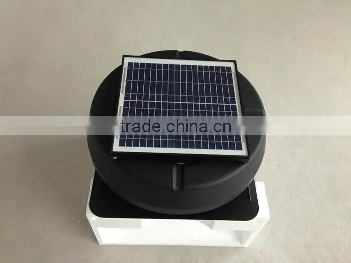 12W 12inch solar powered roof ventilators,solar panel adjustable