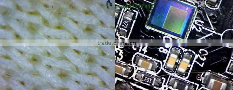 500 USB microscope, display images on PC, LED lights intensity adjustable