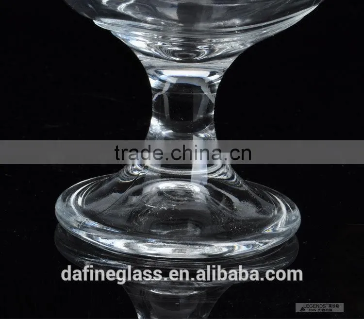 175ml creative Ripple shape glass ice cream bowl glass dessert fruit salad bowl water ice cup