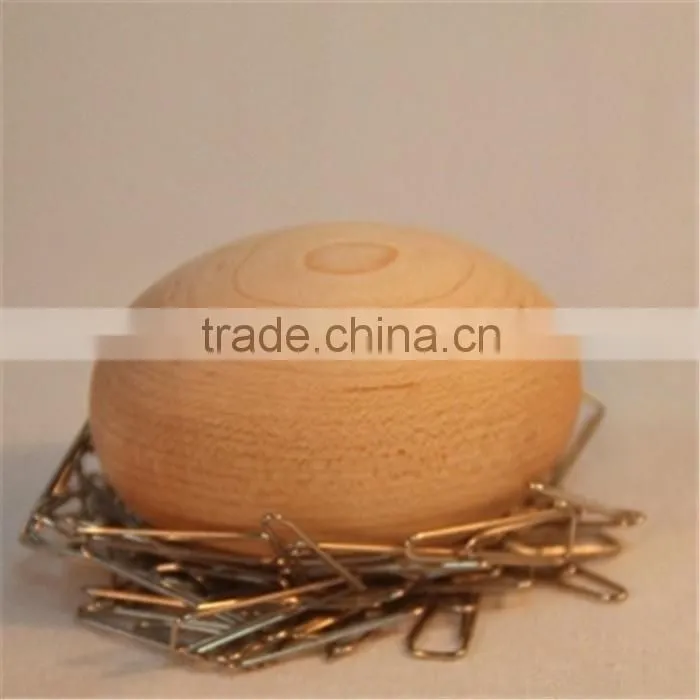 Customized DIY wooden egg,smooth solid wooden toy egg