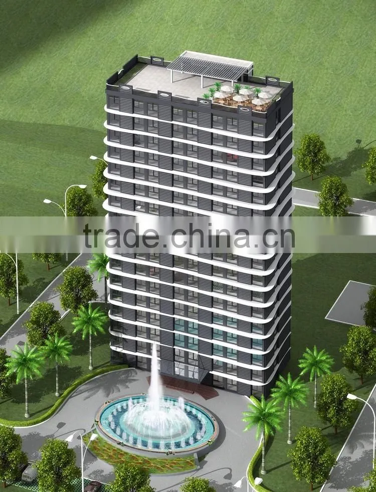 2016 China New Container Villa Home Designs Modern Prefab Container Building