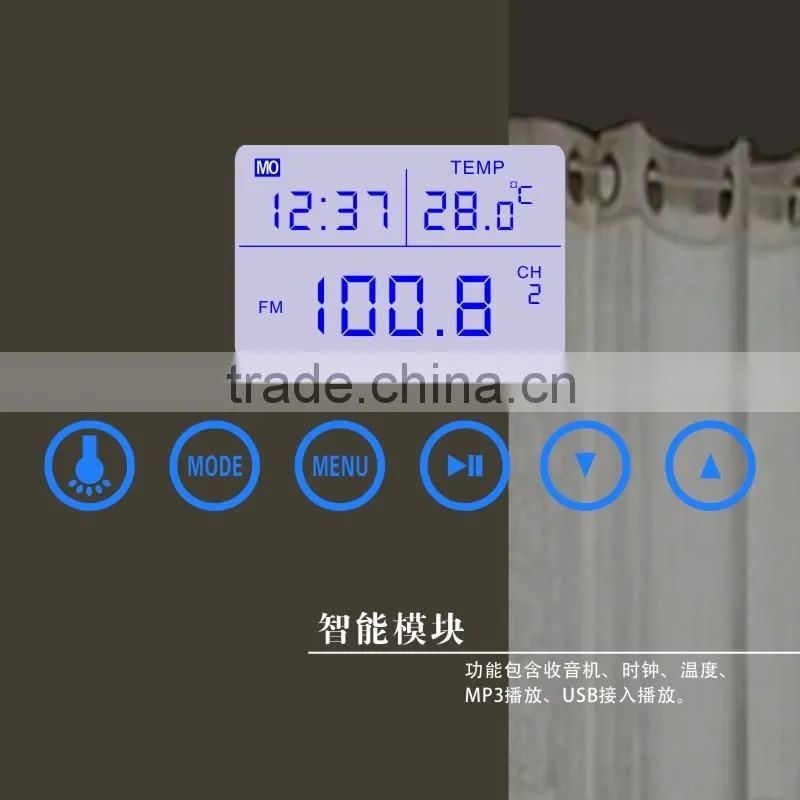 IP44 CE UL rated shaving mirror with led lights for bathroom backlit mirror