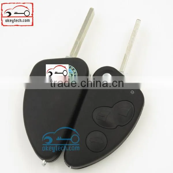 Free shipping car flip key shell for Alfa romeo 3 button Alfa key for Alfa romeo key