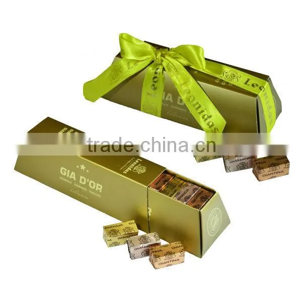 Guangzhou Luxury handmade cardboard paper chocolate box/chocolate gift box/chocolate packaging box
