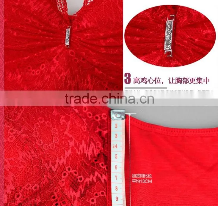Hot sale red sexy ladies bra new design ,underwear