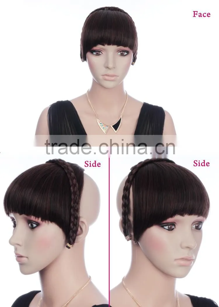 Excellent quality custom any size fringe hair bang