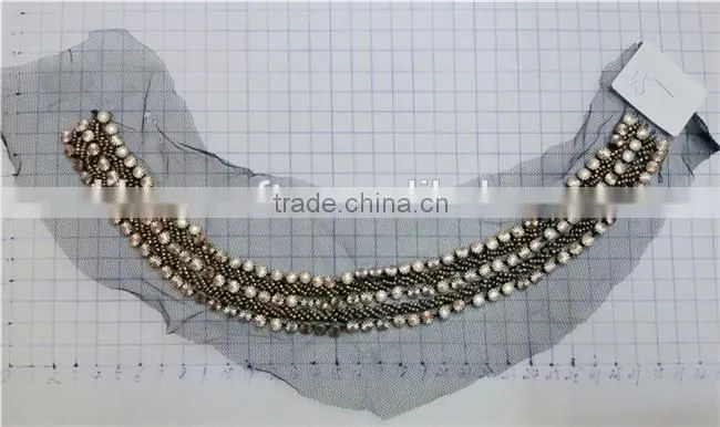 Fashion Neckline Designs With Beads LHBN-112