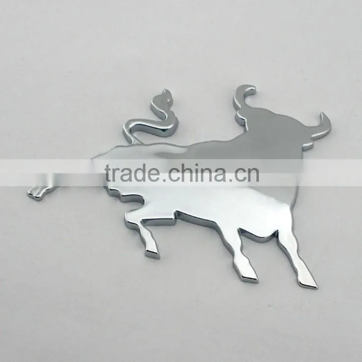 Factory price custom cow car badge make online free