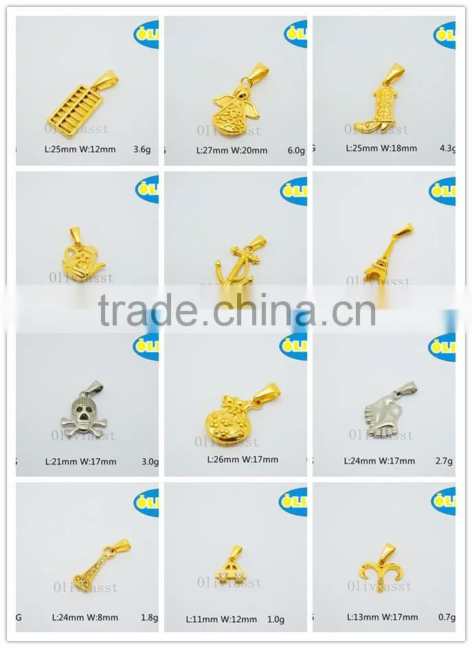 Olivia 2016 New Fashion Modern 316 Stainless steel Cast Metal pendant