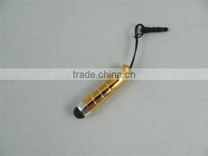 High Quality mini short Universal mini stylus pen for iphone,ipad, plastic touch pen